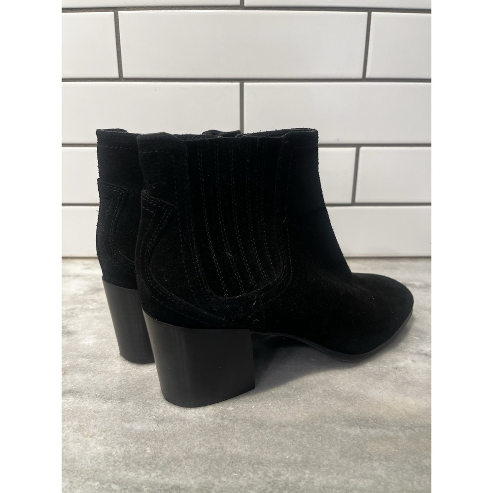 Blondo Sabina Black Suede Leather Waterproof Winter Ankle Boots Size 10 - Picture 4 of 12